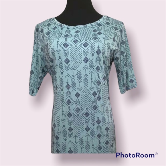 NEW•2X•Seaside Blue & Teal Julia Shift Dress - Picture 4 of 10